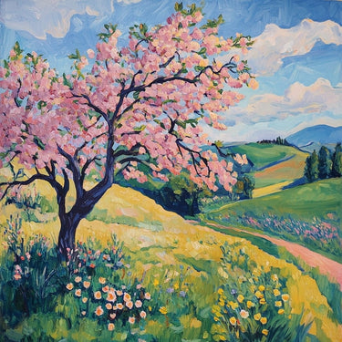 Peach Blossom Spring canvas